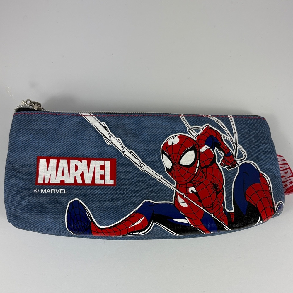 Authentic Marvel Spider-Man Blue and Red Toiletry Pouch
